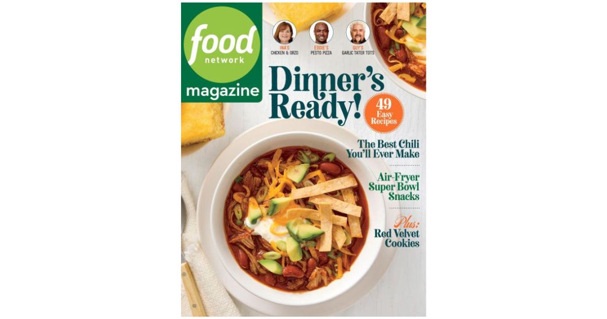 Score a Subscription to Food Network Magazine No Credit Card Needed