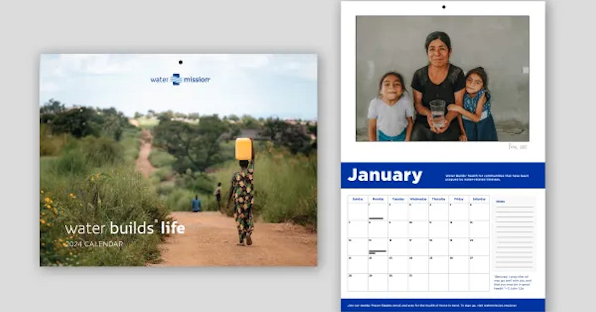 Water Mission Calendar
