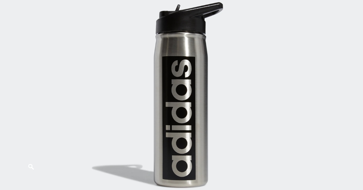 Adidas Steel Straw Metal Bottle