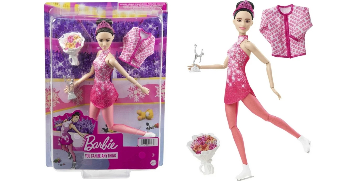 Walmart Barbie Ice Skater Doll