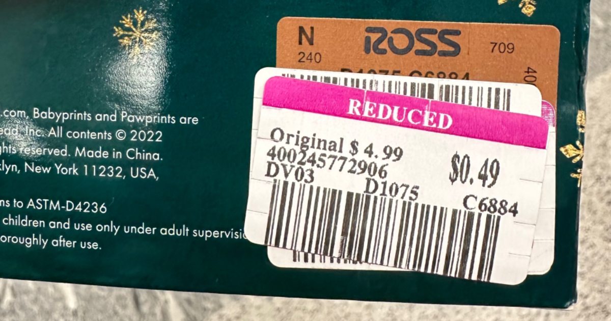 ross 49 cents clearance sale date