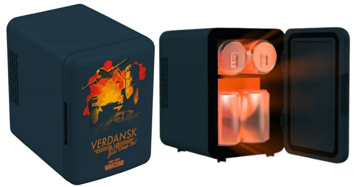 Warzone Verdansk Air 6-Can Mini Fridge