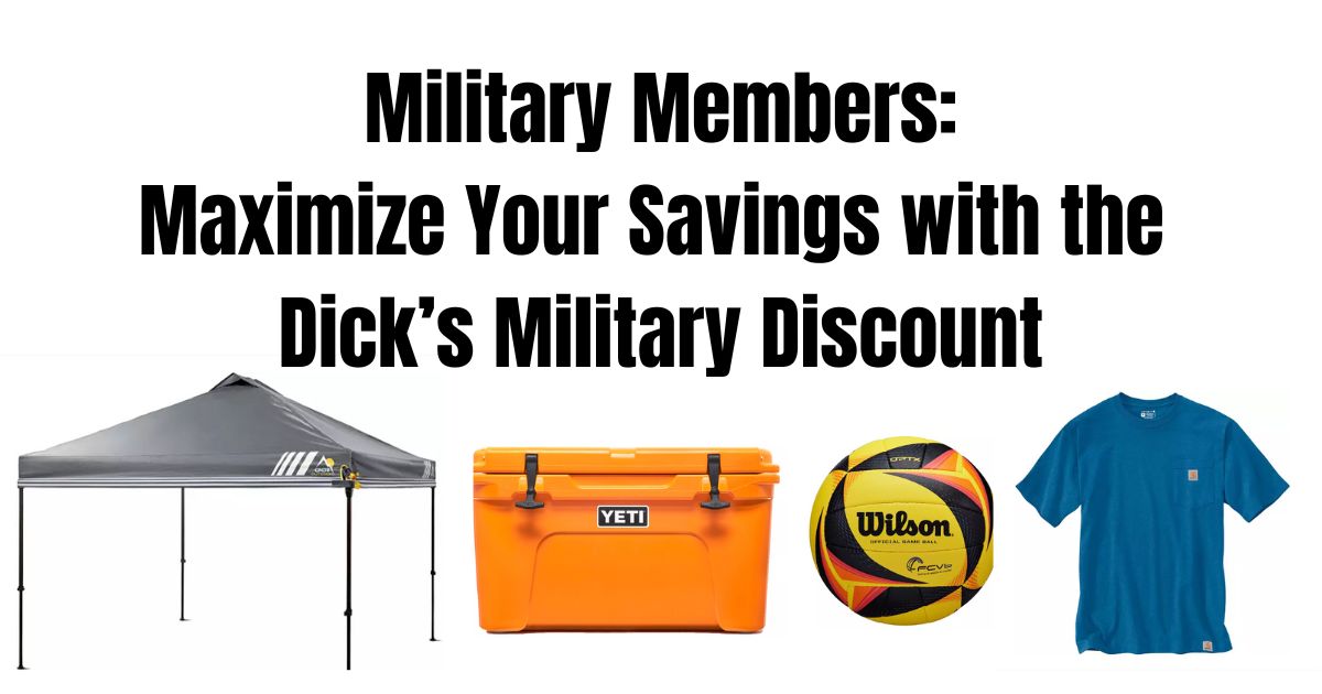 Maximize Your Savings with the Dick's Military Discount Daily Deals