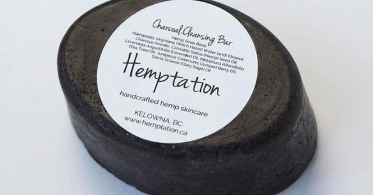 Hemptation Charcoal Cleansing Bar