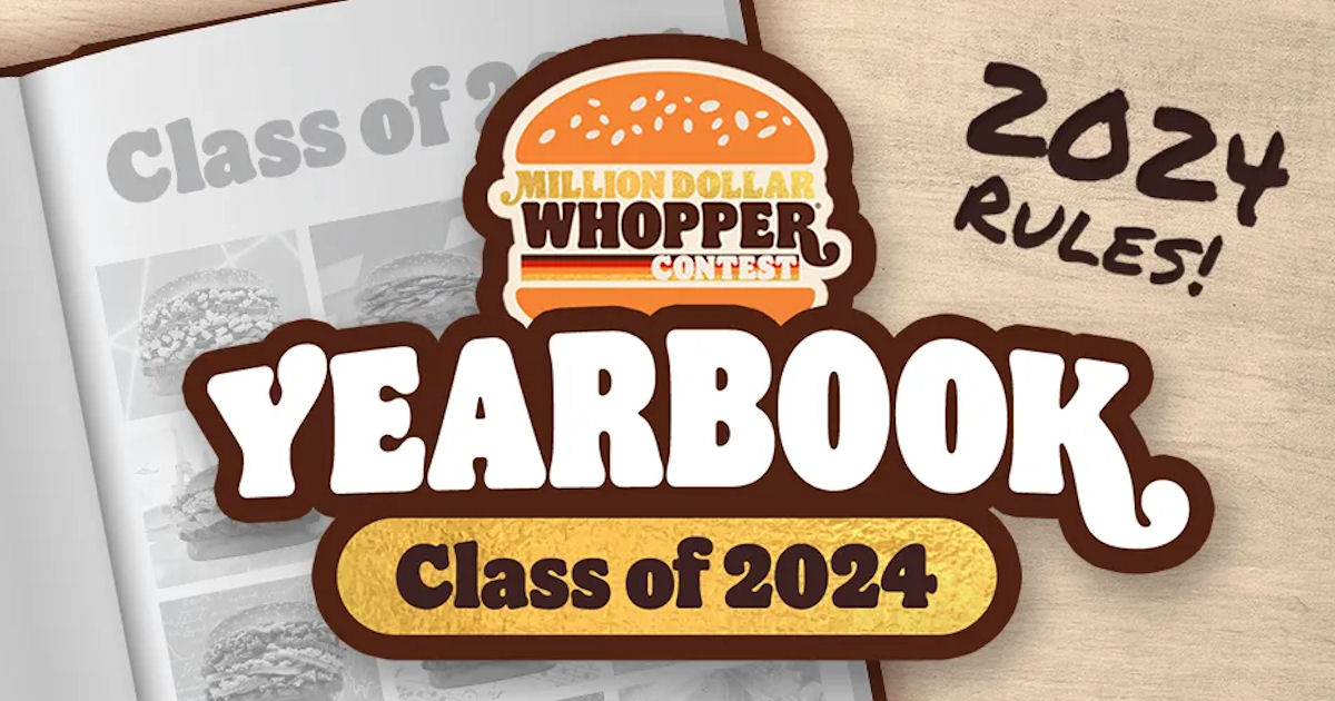 Burger King Yearbook Class of 2024