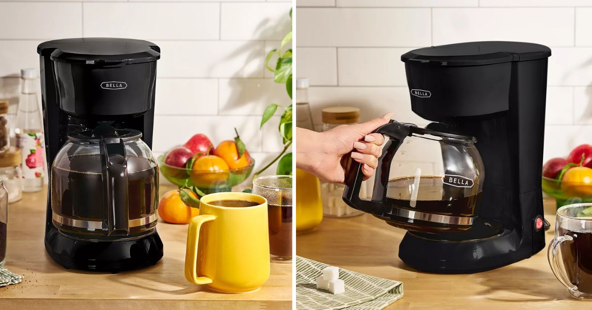 Bella 12Cup Coffee Maker ONLY 15.93 at Macy's (Reg 40)