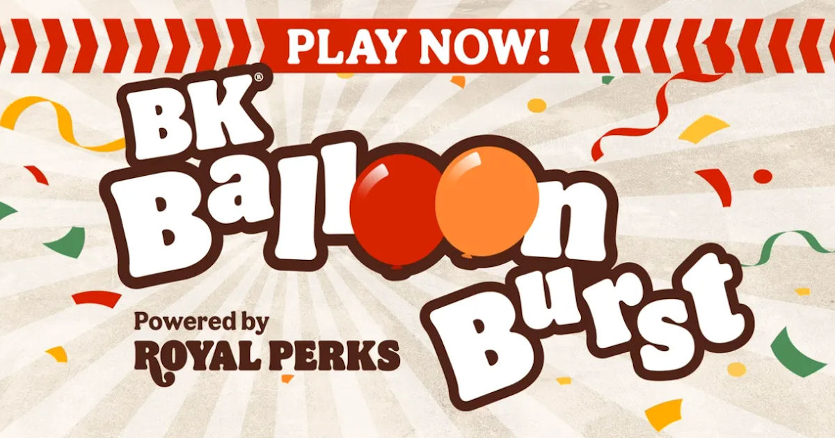 Burger King BK Balloon Burst
