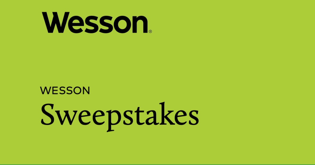 Wesson Oil Sweepstakes