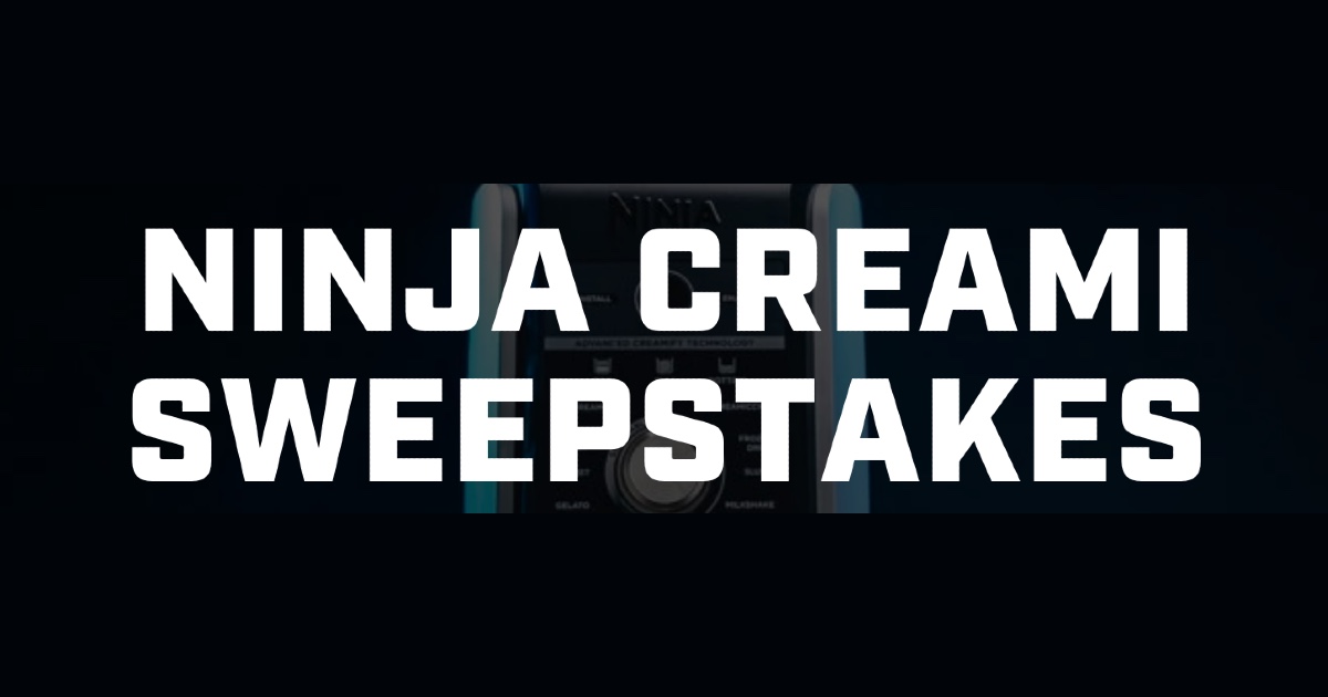 Ninja Creami Giveaway 1st Form