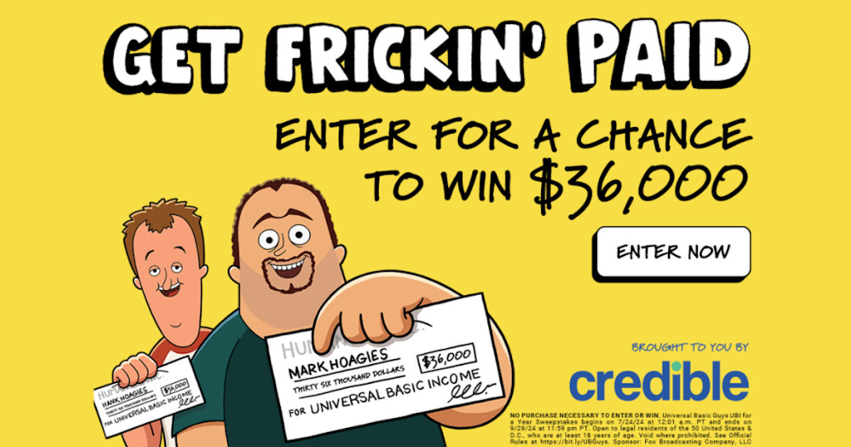 Universal Basic Guys UBI for a Year Sweepstakes