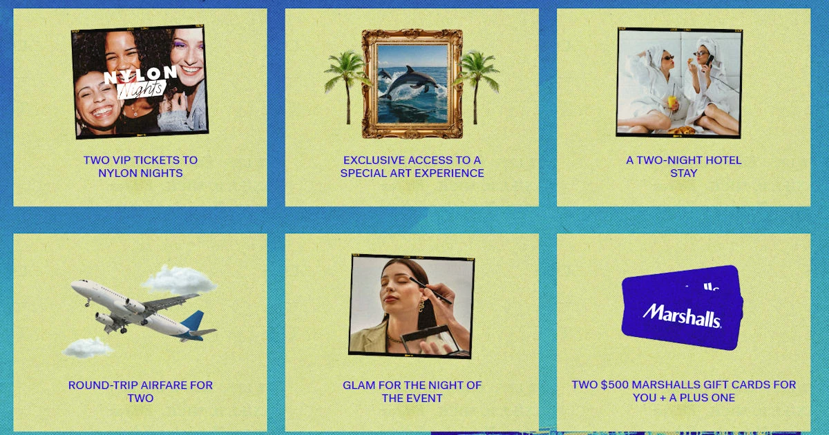 Win a Trip to Miami, Hair & Glam Session, 2 500 Marshalls Gift Cards