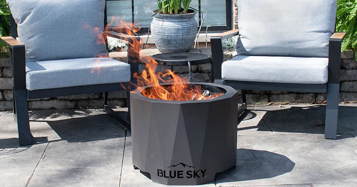 Win a Blue Sky Smokeless Patio Fire Pit Bundle Free Sweepstakes