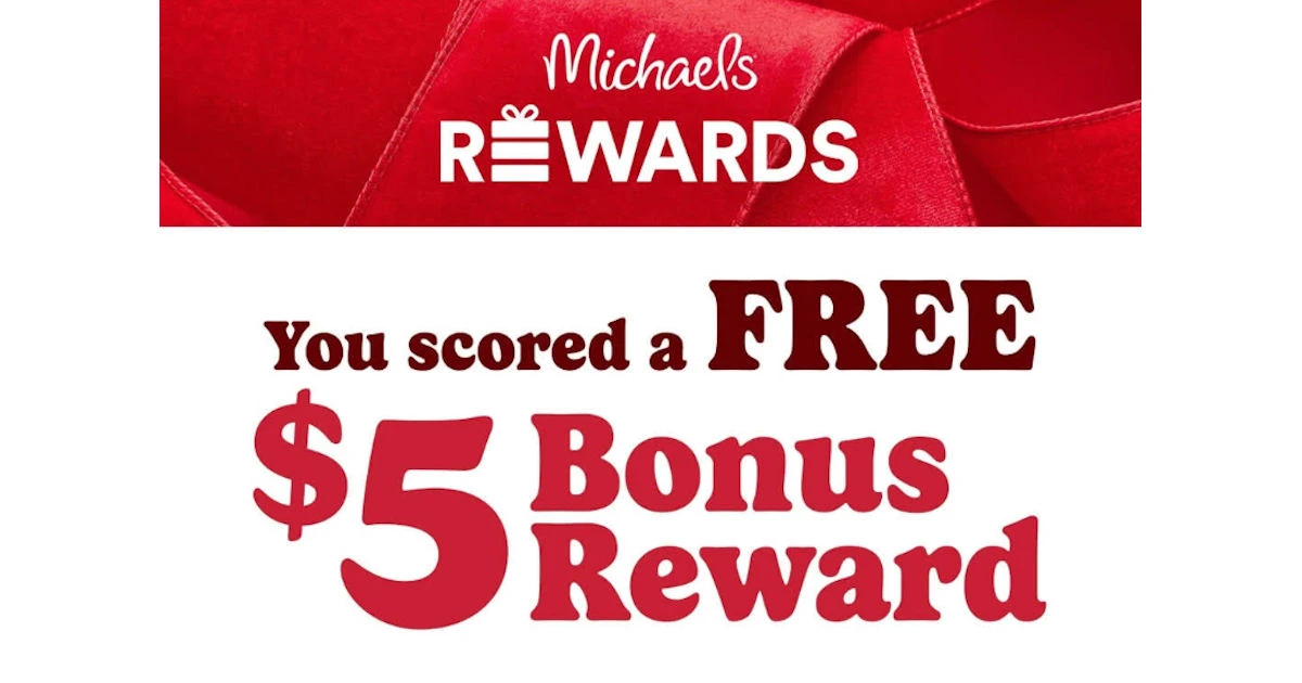 Michaels Bonus Reward