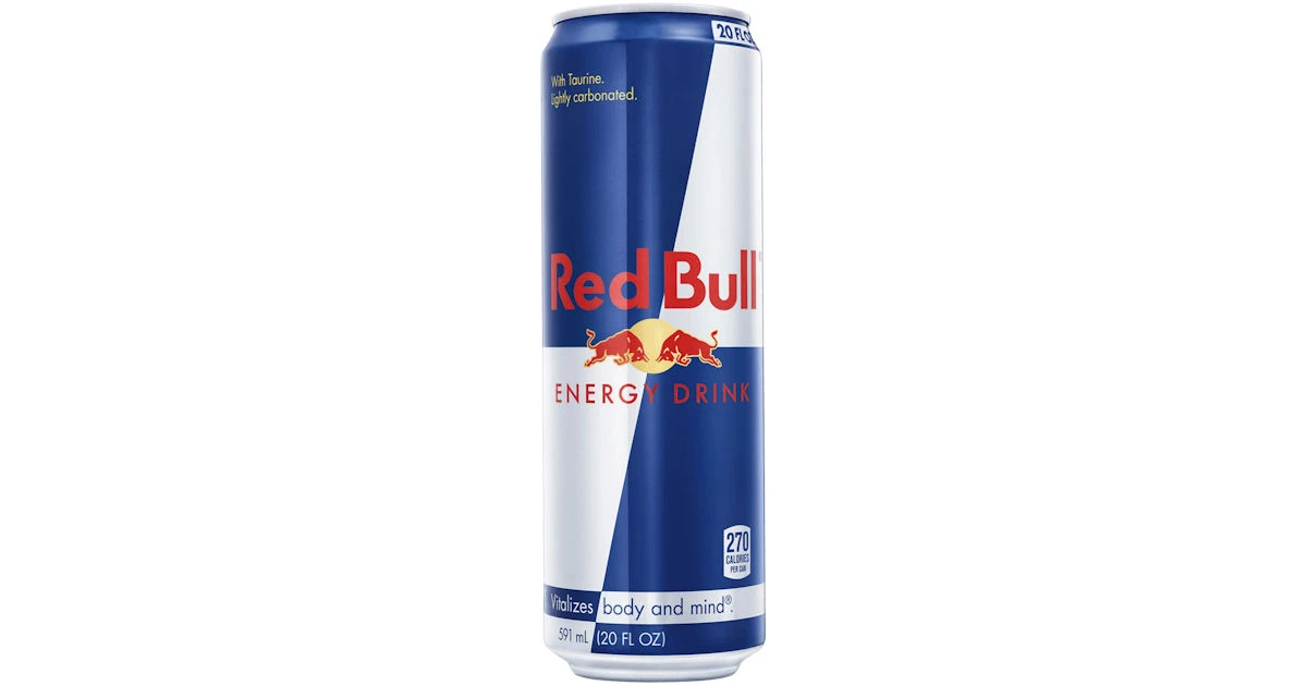 Red Bull Free Can with Door Dash