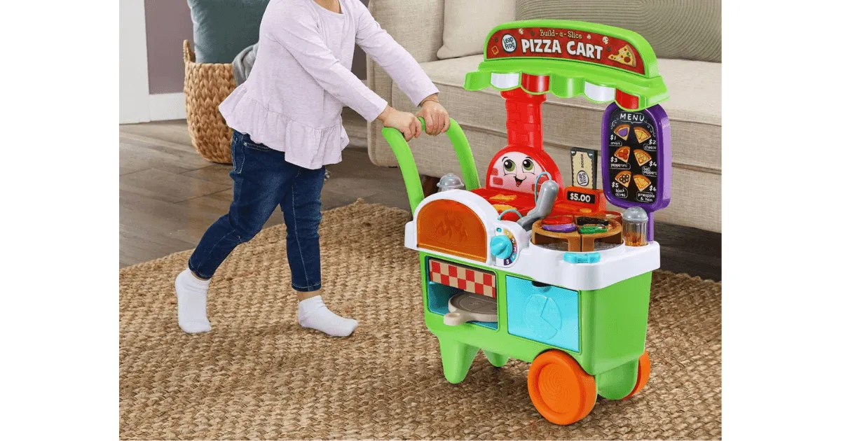 LeapFrog Build-a-Slice Pizza Cart at Amazon