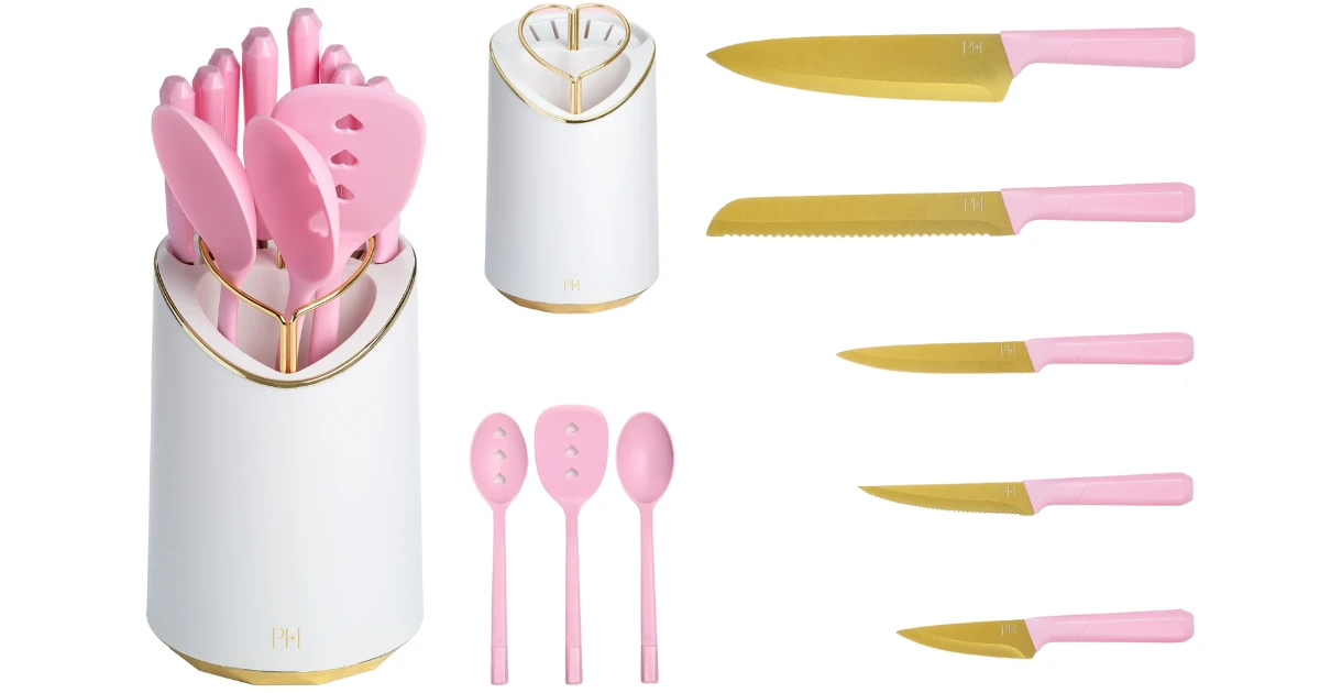 Paris Hilton Knife and Kitchen Utensil Set