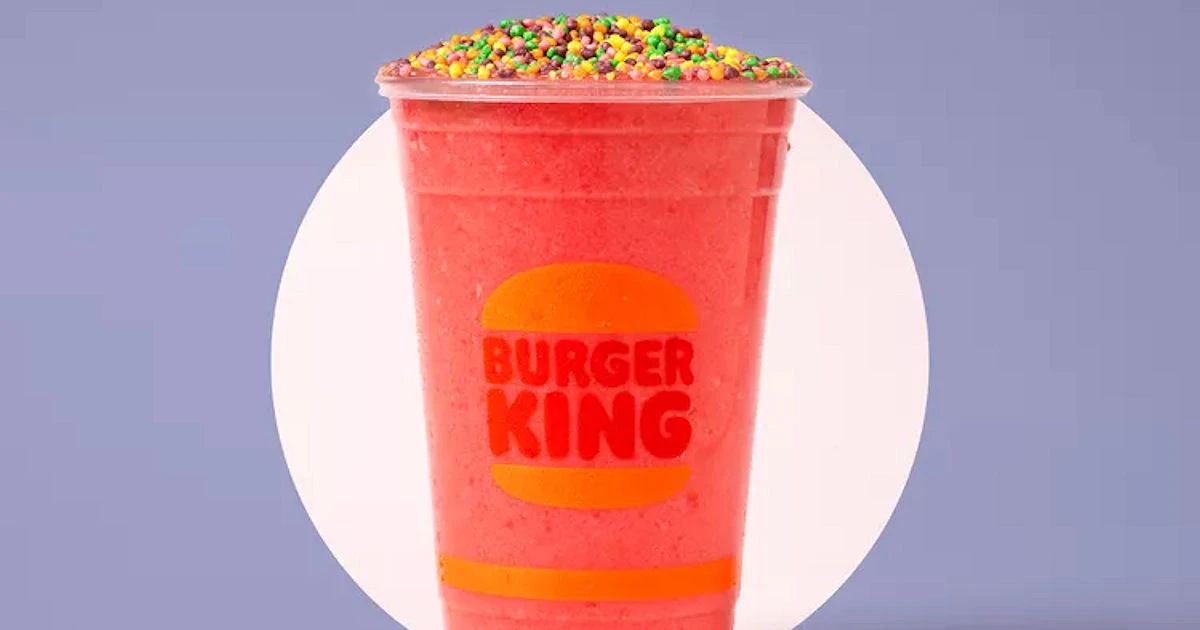 Burger King Frozen Strawberry Beverage