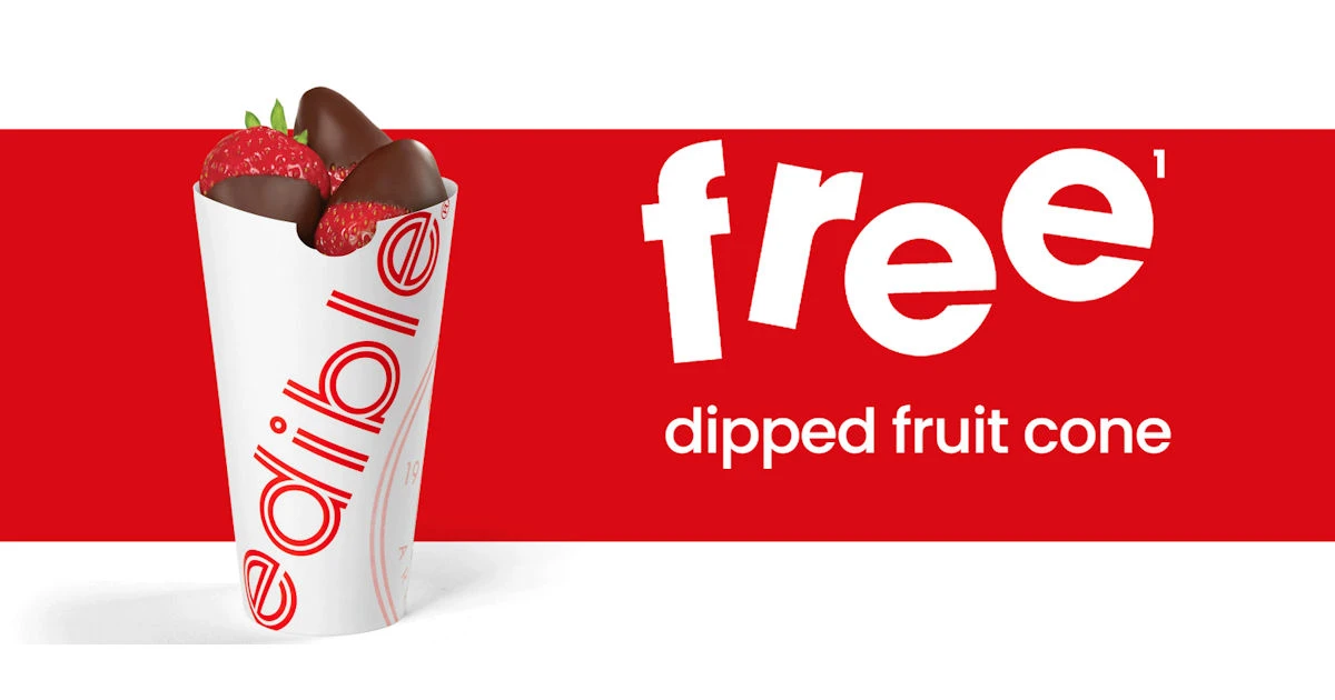 Edible Arrangements Chocolate Dipped Fruit Cone