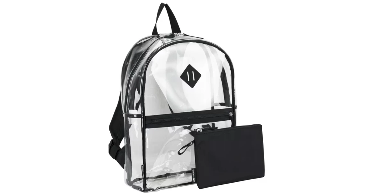 Clear Eastsport Backpack at Walmart