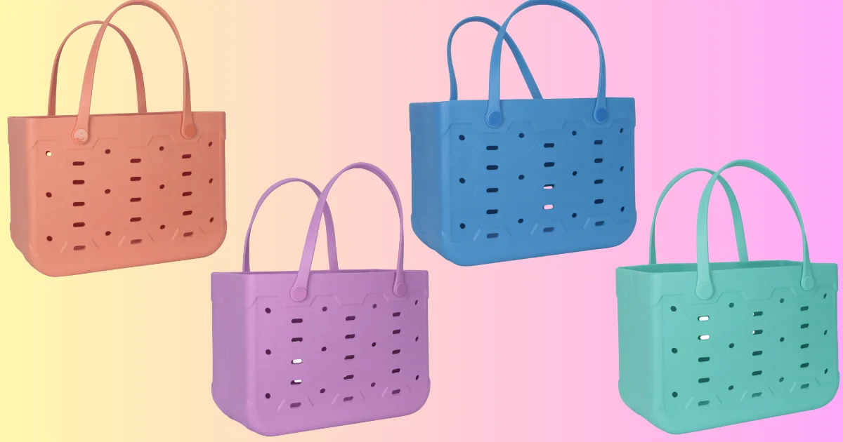 Mainstays Waterproof Beach Tote Bag at walmart
