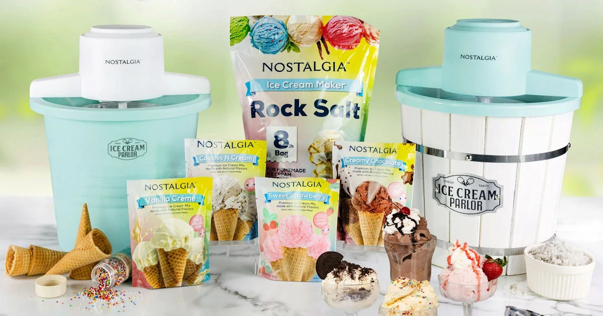 Nostalgia Electric Ice Cream Maker at walmart