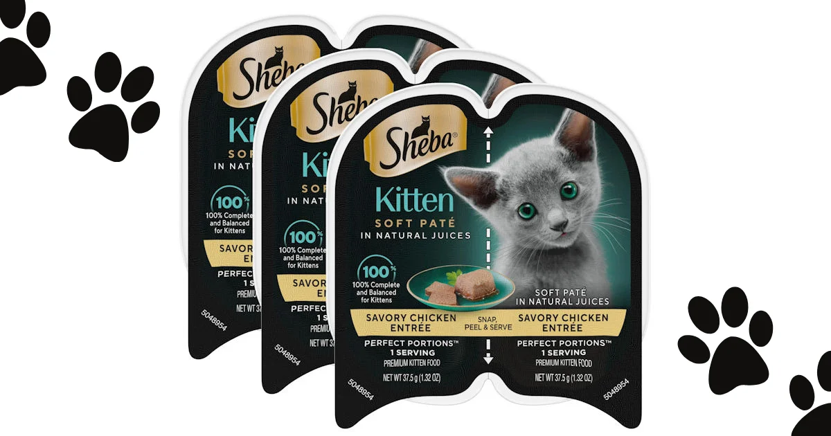 Sheba Perfect Portions Kitten Soft Pate Wet Cat