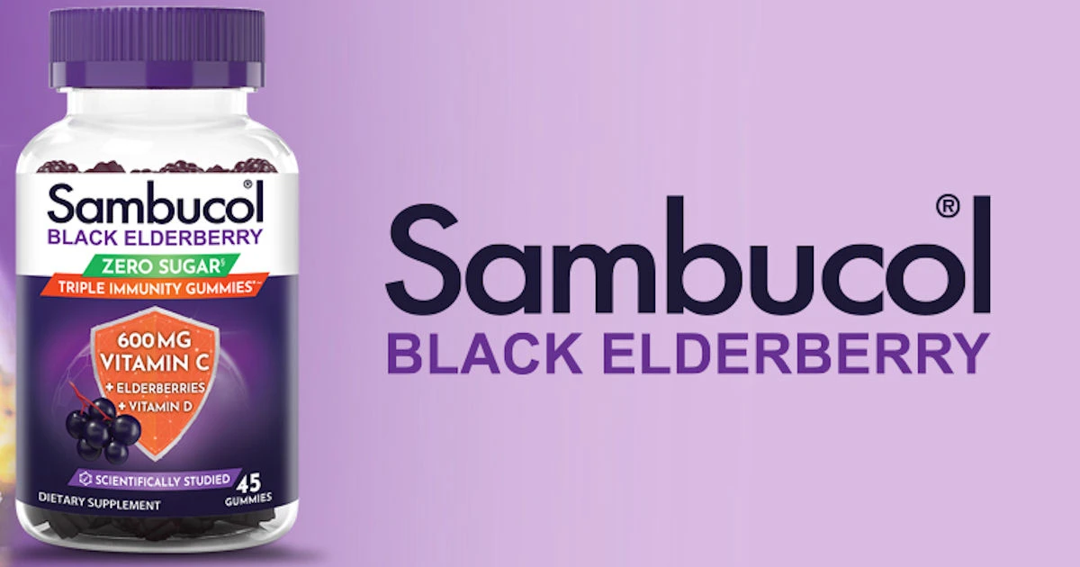 Butterly Sambucol Zero Sugar Gummies