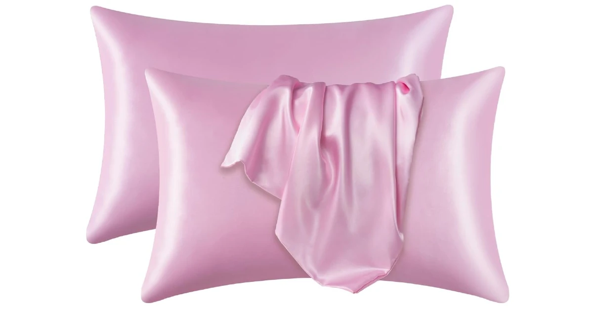 Satin Silk Pillowcases at Amazon