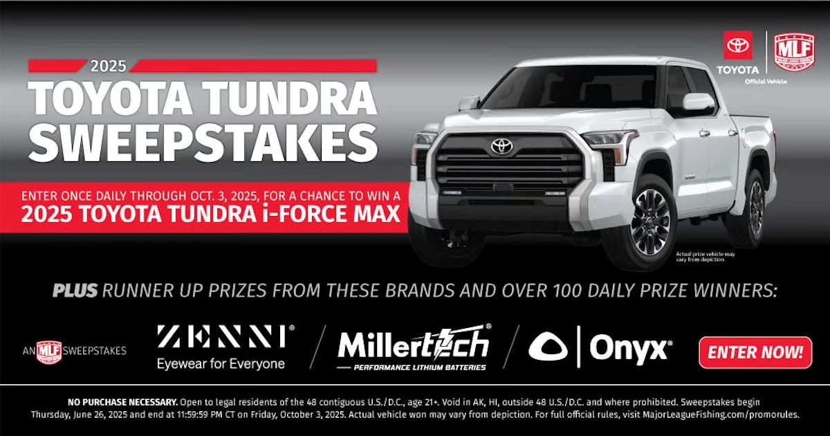 2025 MLF Toyota Tundra & More Sweepstakes