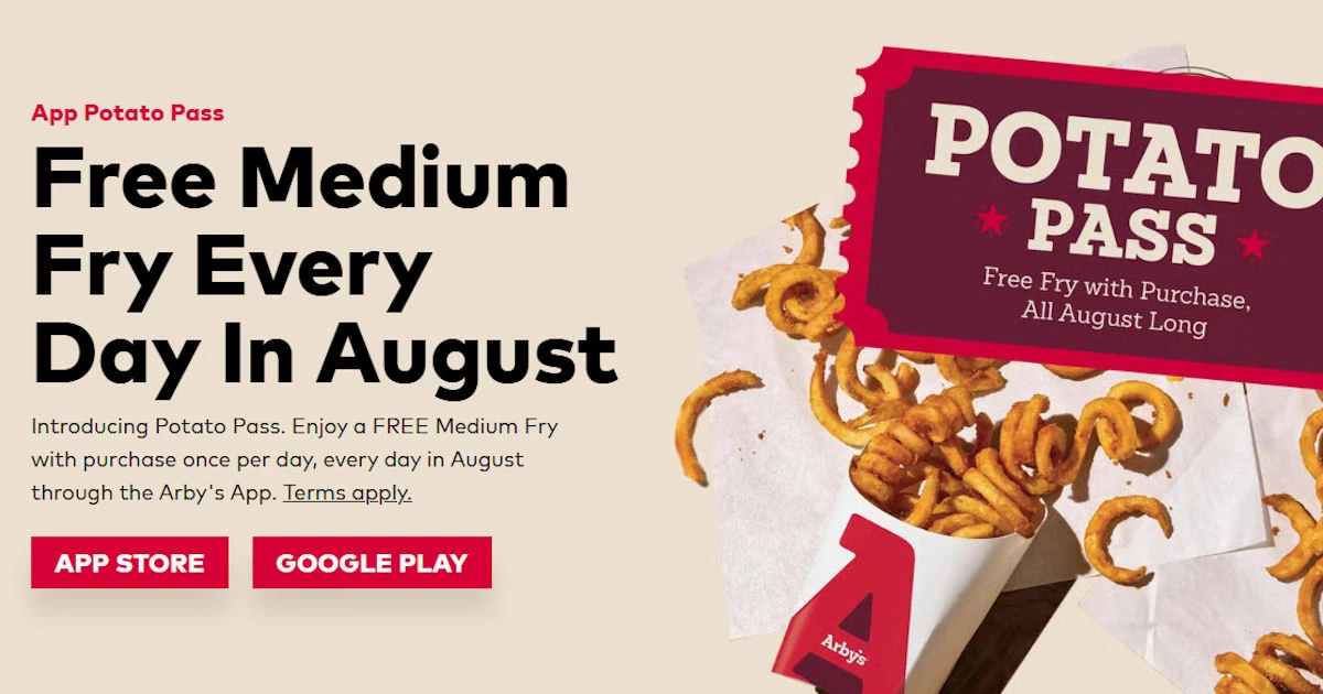 Arbys Free Fries