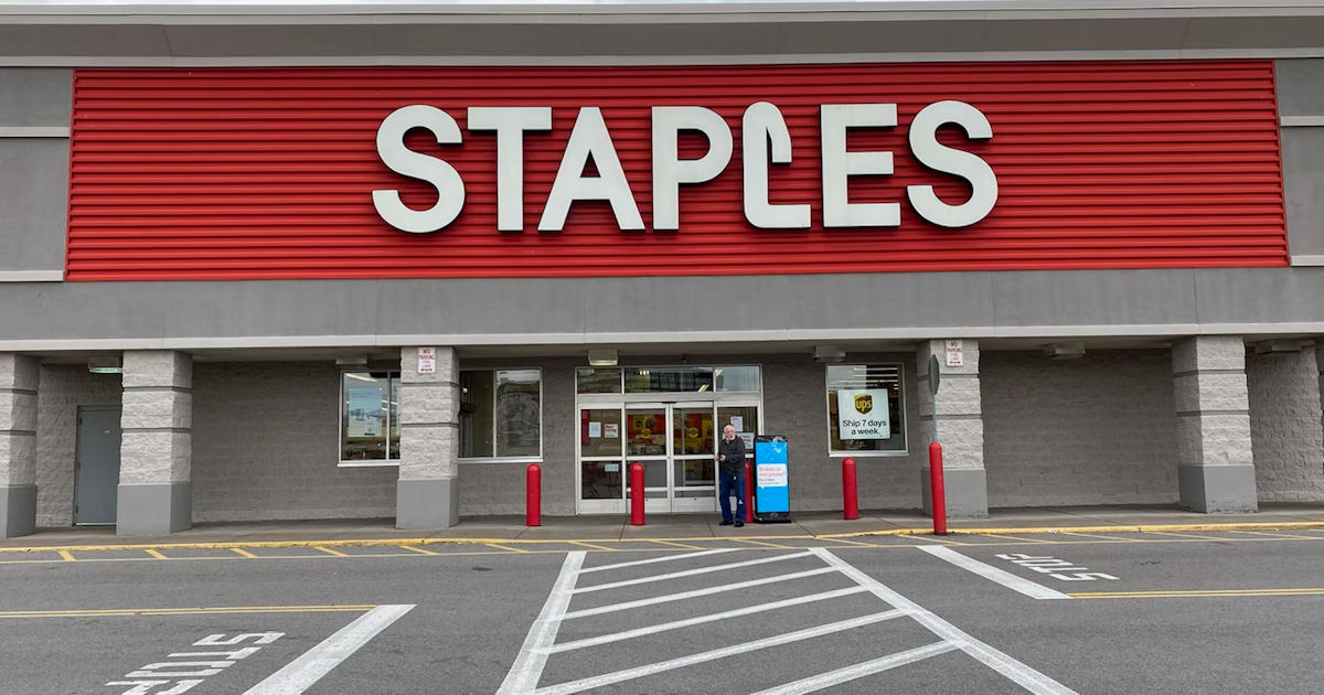 Staples Top Cashback