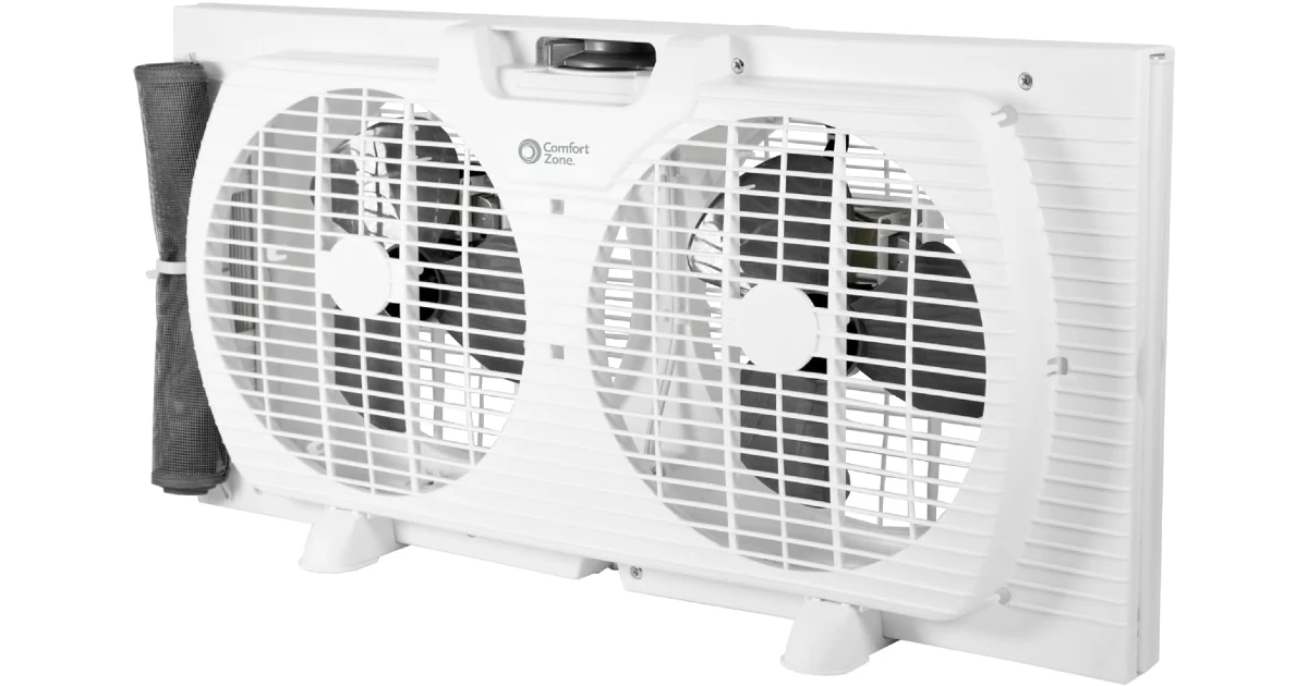 Comfort Zone Window Fan on Amazon