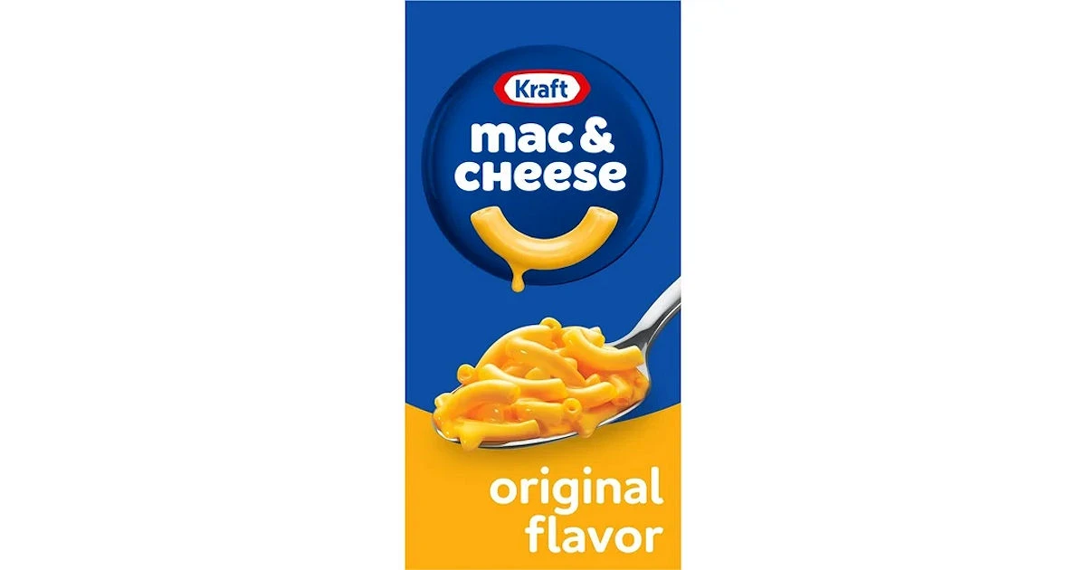 Kraft Mac & Cheese Free Box