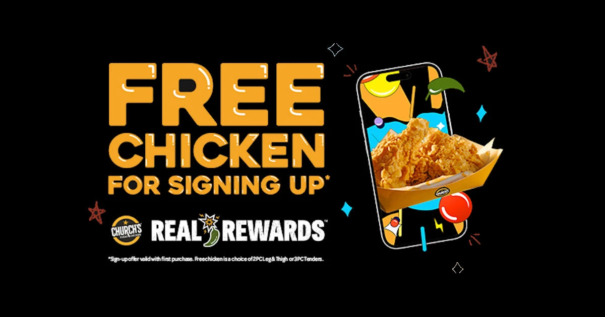 Churchs Chicken Free Chicken