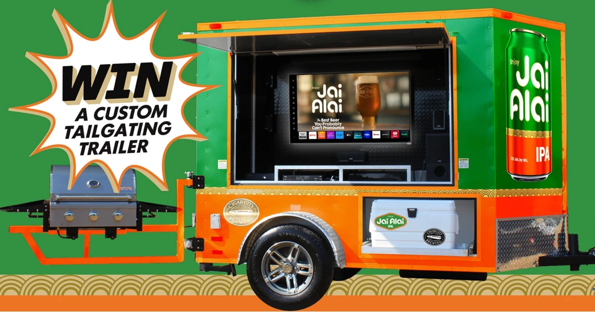 Cigar City Brewing Tailgate Trailer Sweepstakes