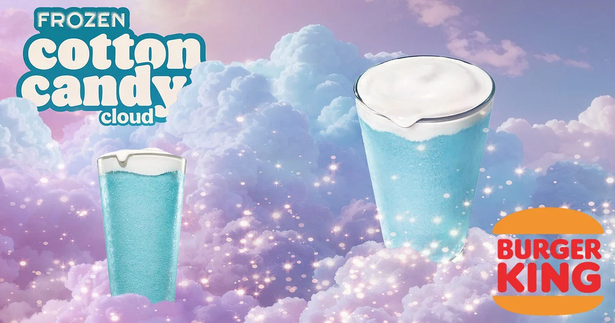Burger King Frozen Cotton Candy Cloud