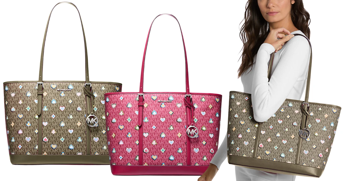 Michael Kors Jet Set Large Printed Tote Bag