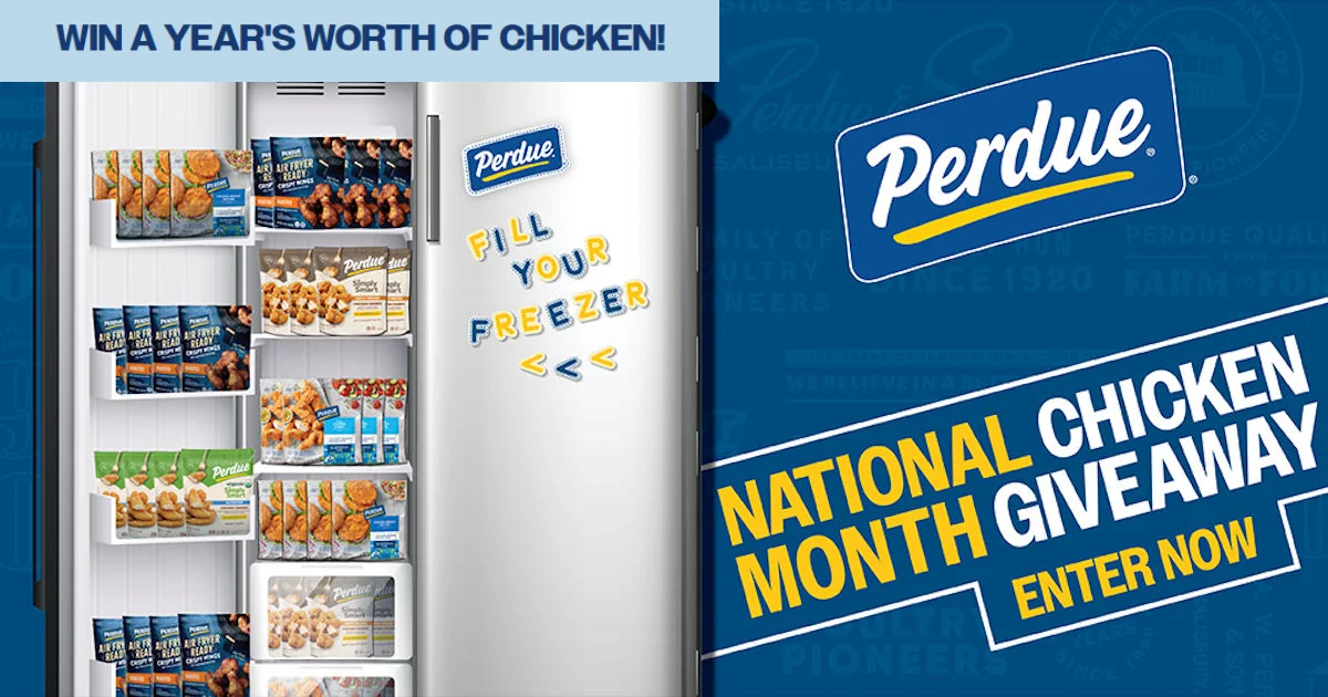 Perdue National Chicken Month Sweepstakes