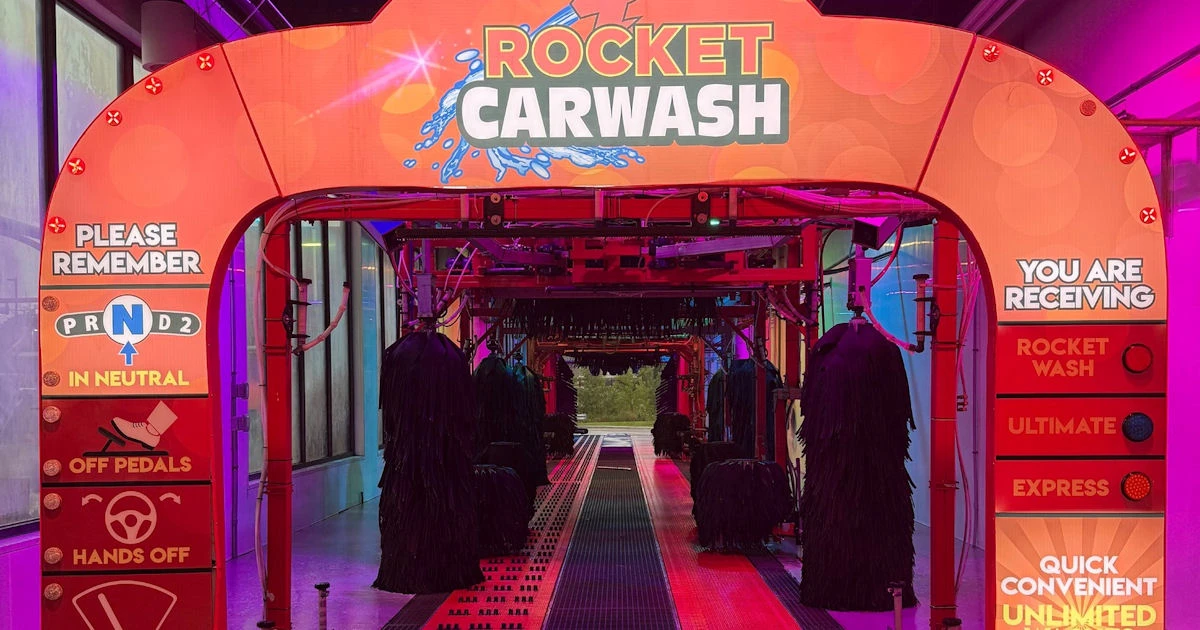 Rocket Car Wash Free Wash