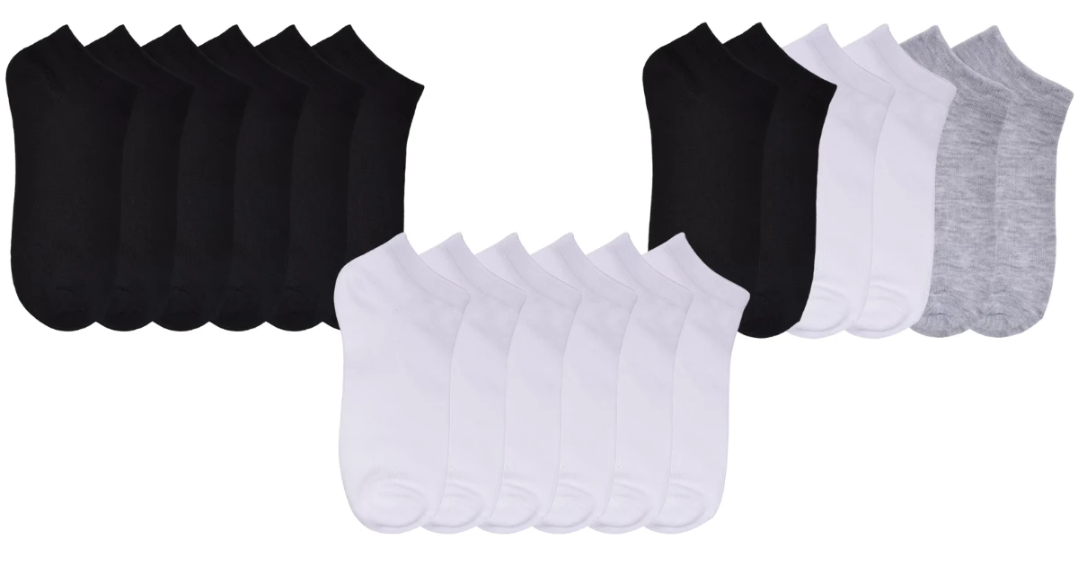 Wonder Nation Boys 3-Pack No Show Socks