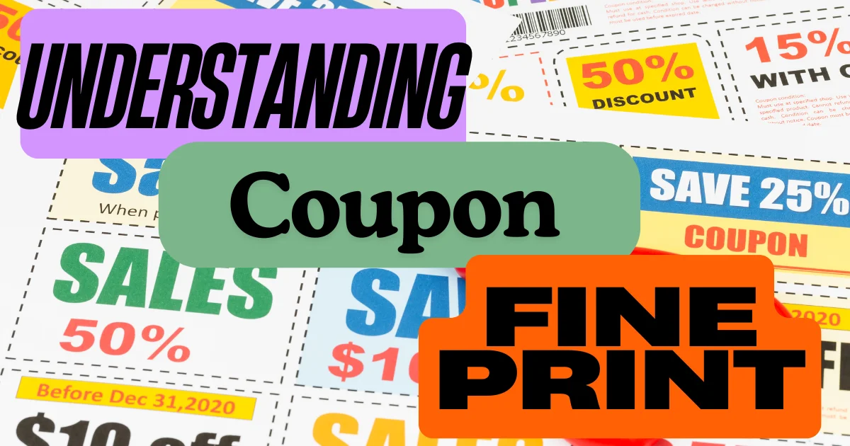Coupon Fine Print