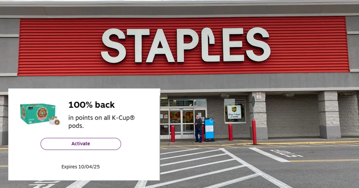 Staples Free K-Cups Products