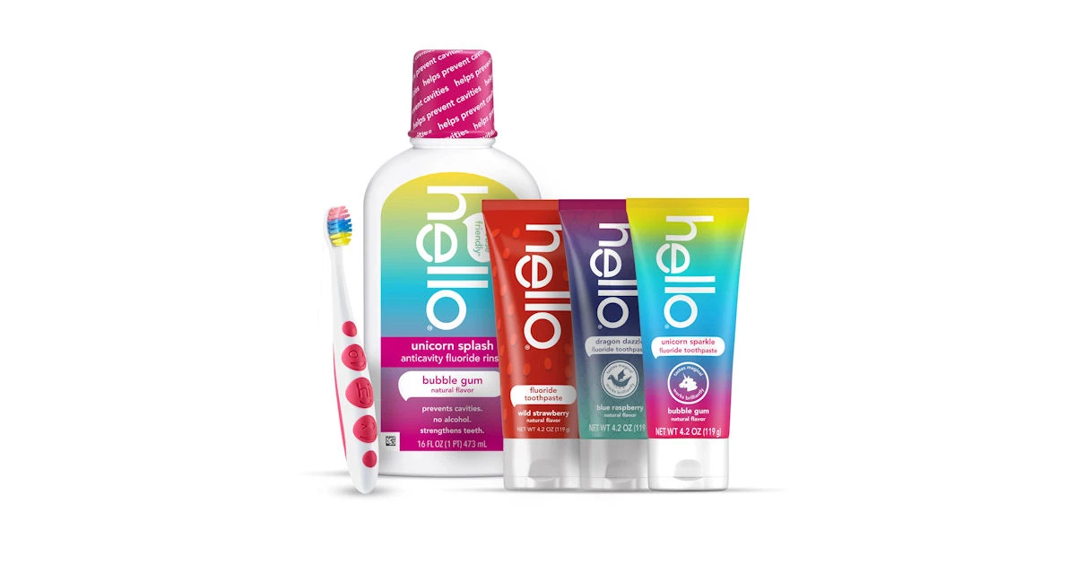 Home Tester Club hello kids oral care kit