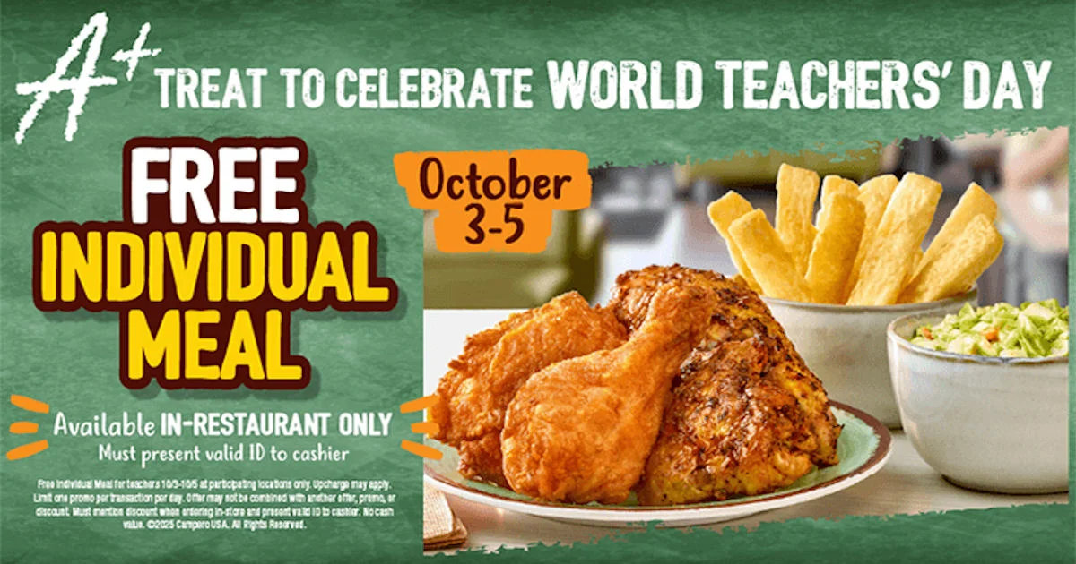 Pollo Campero Free Meal