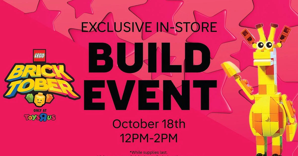 LEGO Giraffe Build Event