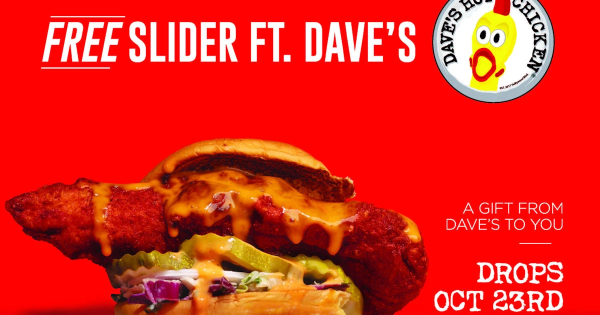 Daves Hot Chicken Slider Free