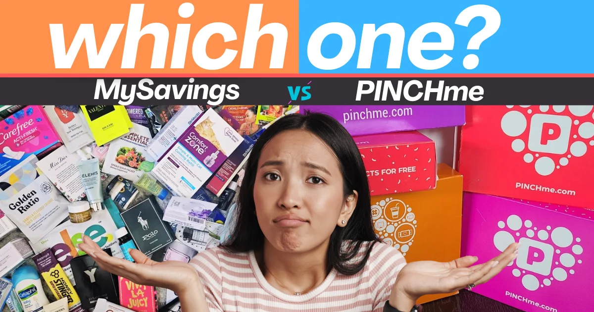 MySavings.com V.S. PINCHme free samples