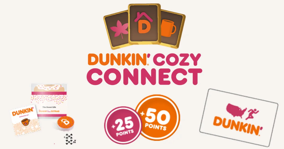 Dunkin’ Cozy Connect Sweepstakes & Instant Win