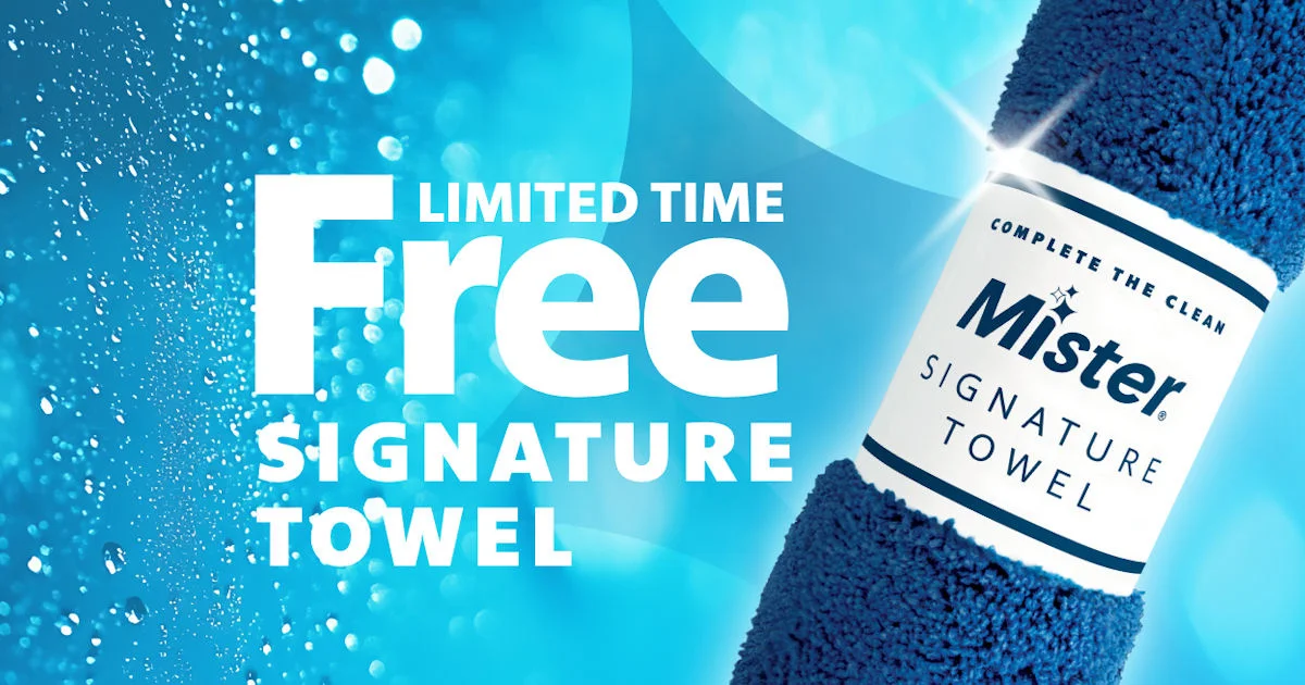 Signature Towel at Mister Car Wash