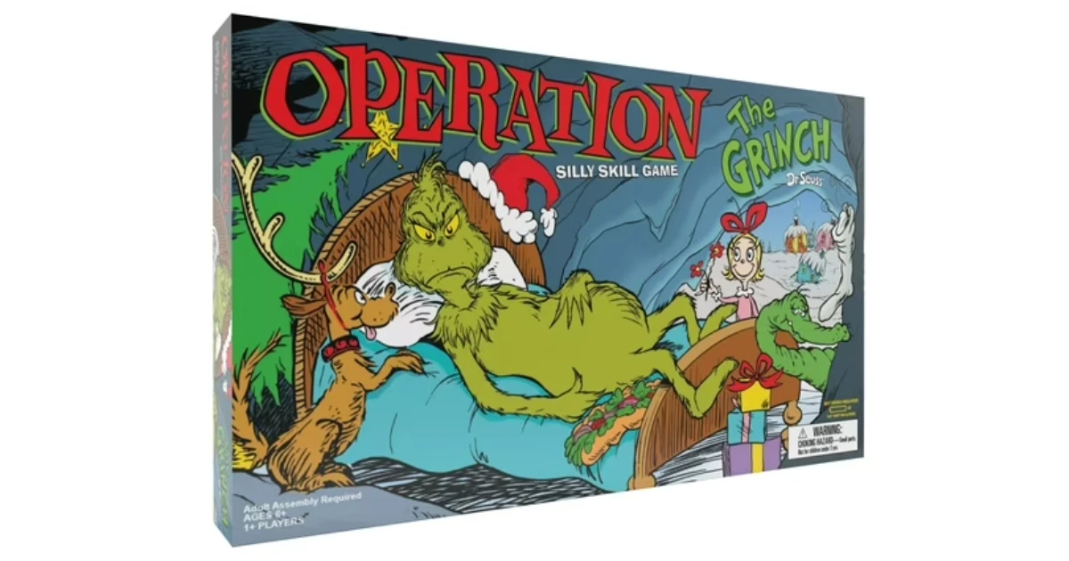 Operation Dr. Seuss Grinch Board Game at Walmart